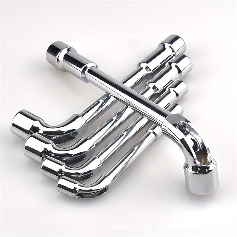 8pcs L-Shaped Socket Wrench Set, Metric 6-19mm L-Shaped Hex Key Set, L-Shaped Double-Ended Socket Wrench, Suitable for Automotive Maintenance, Construction, Furniture Care and Maintenance, Daily Maintenance