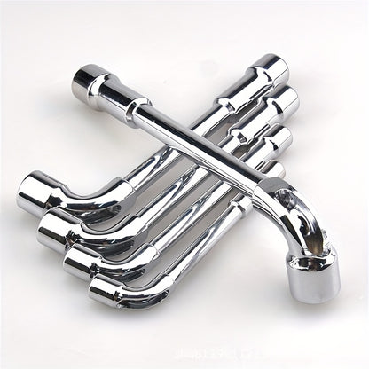 8pcs L-Shaped Socket Wrench Set, Metric 6-19mm L-Shaped Hex Key Set, L-Shaped Double-Ended Socket Wrench, Suitable for Automotive Maintenance, Construction, Furniture Care and Maintenance, Daily Maintenance