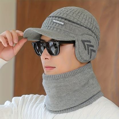 1pc of Duckbill Cap, Sold Only As a Hat. Unisex for Autumn And Winter, Featuring a Small Arrow Logo, Warm Fleece Lining, Ear Protection, And a Practical Brim. Suitable for Daily Outings, Shopping, Running, Mountain Climbing
