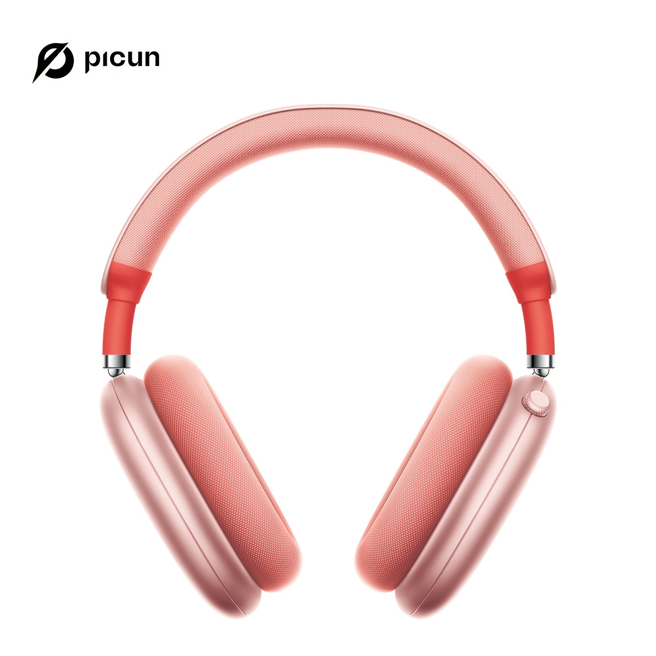 Picun F8Pro Wireless Over-Ear Headphones with 52dB Hybrid ANC, Hi Res Audio, 140H Playtime, Dual Device Pairing, 5 Mic ENC & Detachable Fabric Cushions All Day Comfort for Work & Travel, Picun