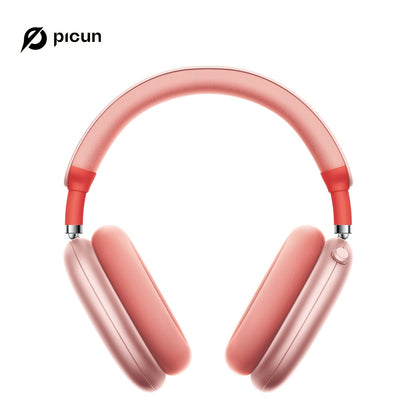 Picun F8Pro Wireless Over-Ear Headphones with 52dB Hybrid ANC, Hi Res Audio, 140H Playtime, Dual Device Pairing, 5 Mic ENC & Detachable Fabric Cushions All Day Comfort for Work & Travel, Picun