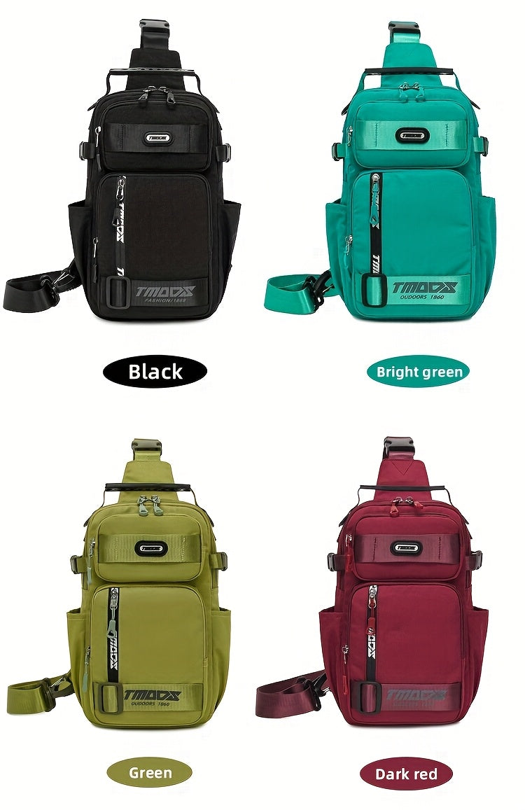 Unisex Fashion Anti-Theft Crossbody Bag - Lightweight Oxford Material, Secure Zip Closure, Adjustable Strap, Perfect for Travel & Everyday Use, Crossbody Ba
