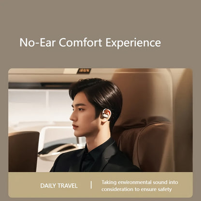 NEW SENYANG 2025 New Style True Wireless On-Ear Earpods Music None-In-Ear Headset Gaming Couples Earbuds Video TWS HIFI Bass 9D Stereo HD Calling Earphones for Android for, Couples Headphones, Open Ear Design, Comfortable Fit