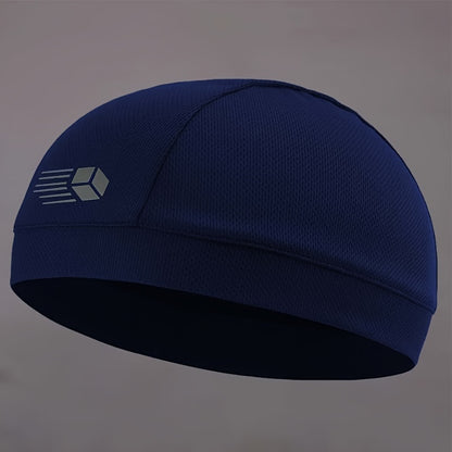 1pc Unisex Cooling Cap, Cycling Headband with Cooling Liner, Stretchy Work Cap, Summer Sweat-Absorbing Beanie, Breathable Mesh Skull Cap for Running, Lightweight Quick-Dry Sports Cooling Riding Skull Cap, Motorcycle Accessory