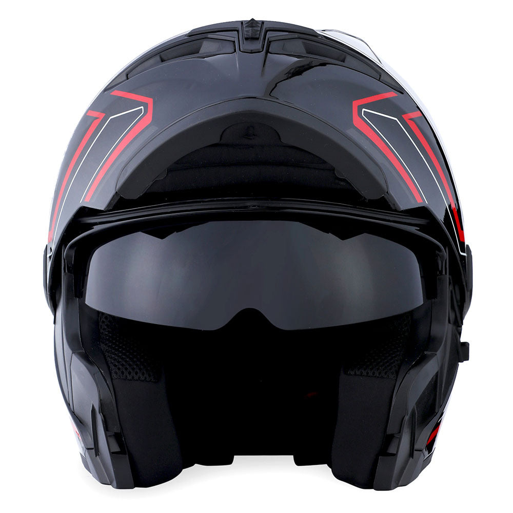 MOTORCYCLE MODULAR FULL FACE HELMET FLIP UP DUAL VISOR HELMET