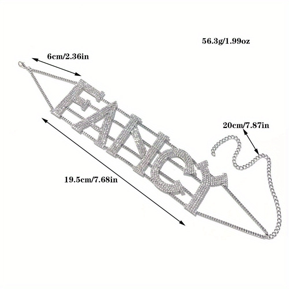 Hip Hop Multi-layer Necklace FANCY Letter Necklace Ins Sexy Exaggerated Collar Collar