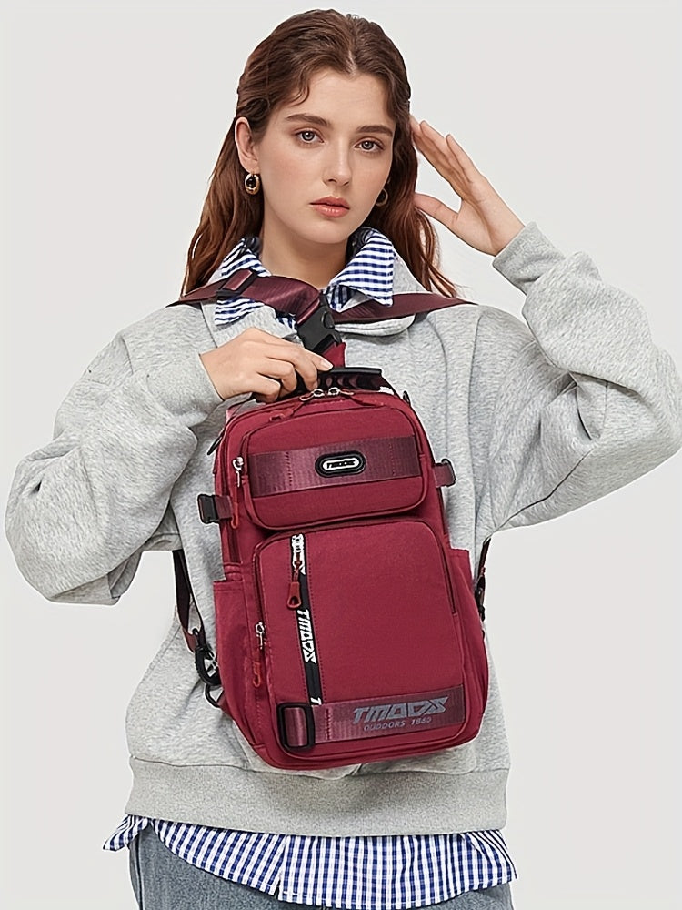 Unisex Fashion Anti-Theft Crossbody Bag - Lightweight Oxford Material, Secure Zip Closure, Adjustable Strap, Perfect for Travel & Everyday Use, Crossbody Ba