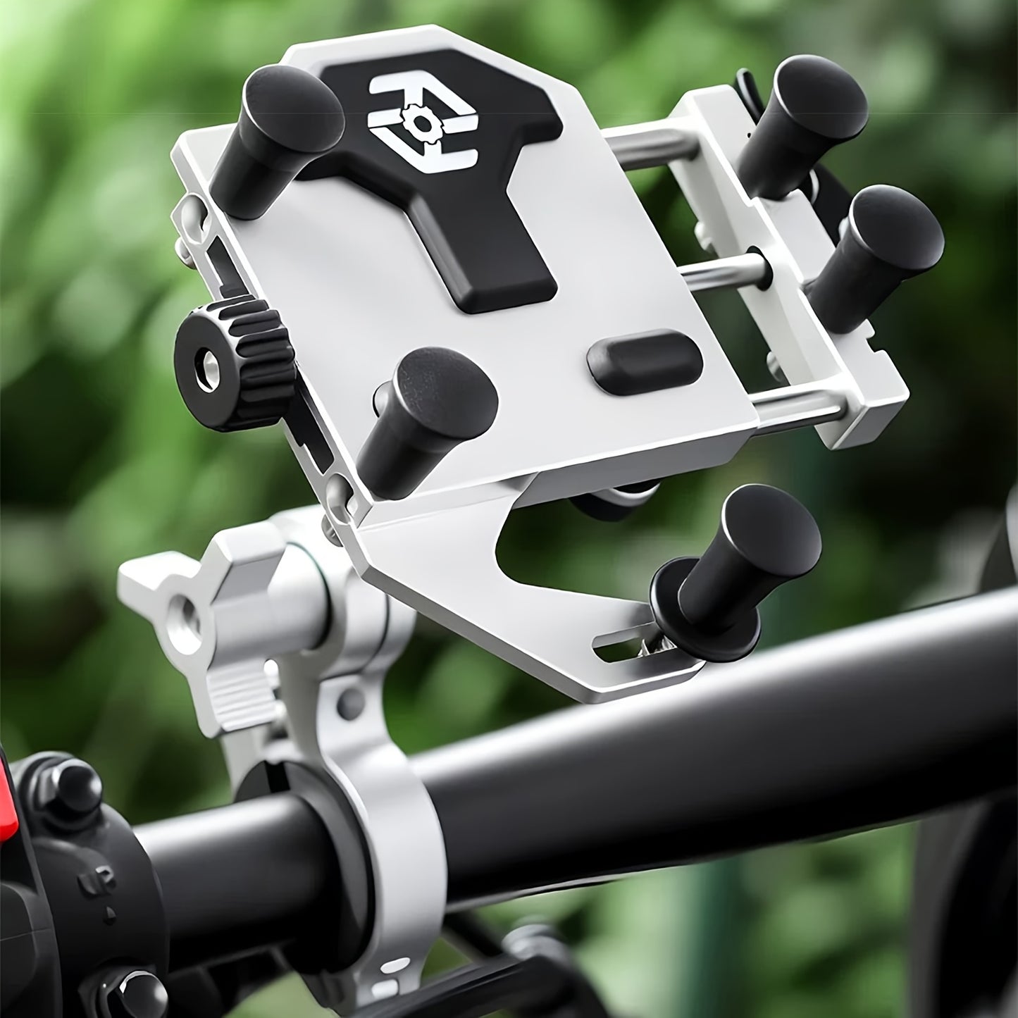 [Riding Phone Bracket] Outdoor Riding Bracket, Motorcycle Mobile Phone Navigation Bracket, Can Rotate 360°, Shock Absorption And Anti Shake, Electric Bicycle Takeaway Bracket, Car Delivery Knight Special Fixed Bracket, Multi