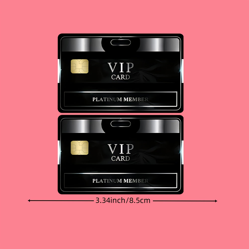 Business Style "VIP" Fashion Waterproof Sticker Credit Card Light Beige Cover, Ultra-Thin, High-Quality, Scratch-Resistant, Suitable for Credit Cards, Bank Cards, Bus Cards, Detachable Self-Adhesive for Most Cards, Ideal Gift