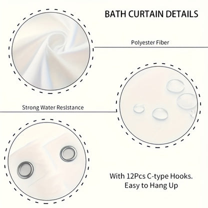 1/4pcs Game Controller Pattern Shower Curtain Four Piece Set, Including Waterproof Shower Curtain, Anti Slip Floor Mat, Toilet Seat Cover, And U-shaped Mat Shower Curtain Set, Twelve Hooks, Bathroom Accessories, Holiday Gifts