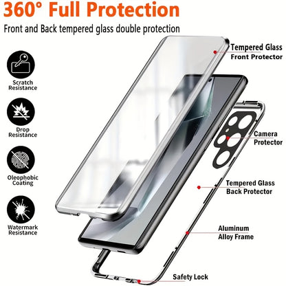 Phone Case: Exquisite Magnetic Phone Cases Compatible with Samsung S23FE, S24/Plus/Ultra/FE, S25/plus/FE/ultra/Edge, Featuring Magnetic Quick Attachment, Seamless Fit, Protection, and High-quality Feel, Fully Showcasing Conve