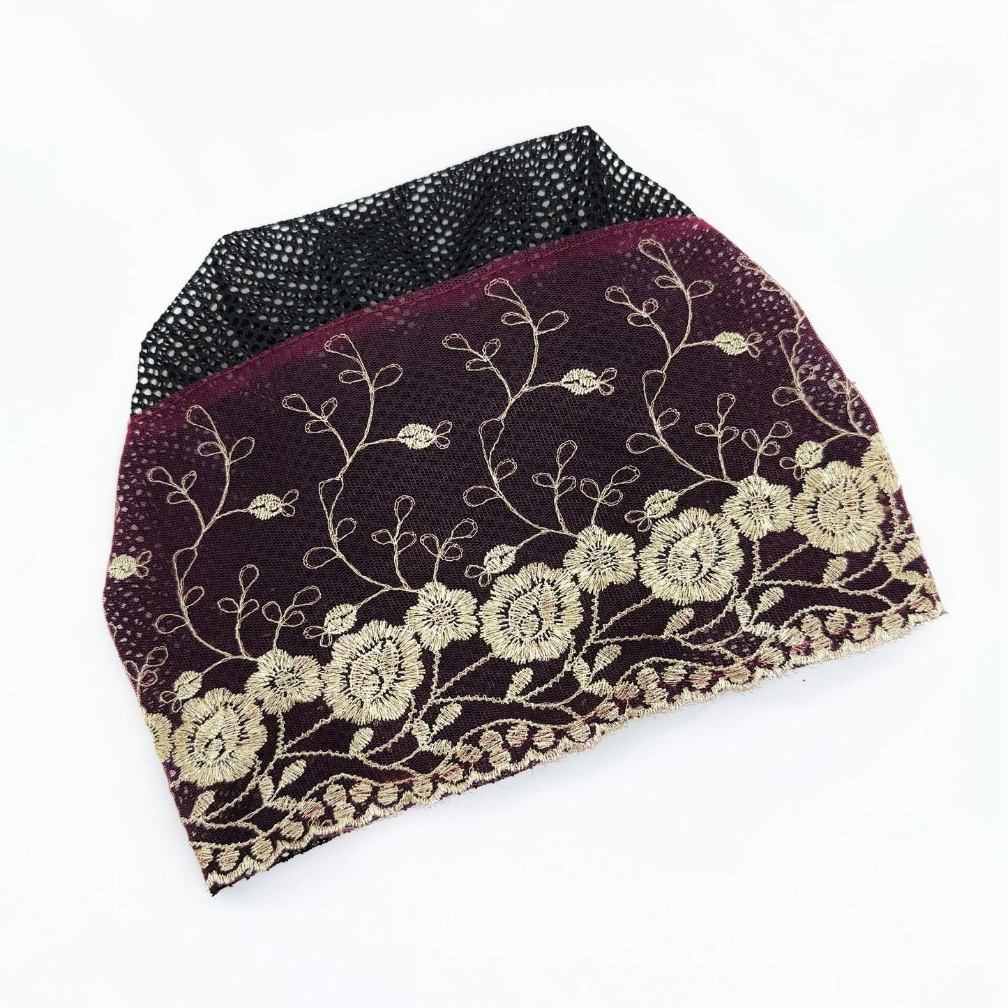 2pcs Women'S Embroidered Floral Breathable Stretch Headwrap | Multi-color Elastic Casual Cute Bohemian Muslim Turban for Hair Covering and Daily Wear