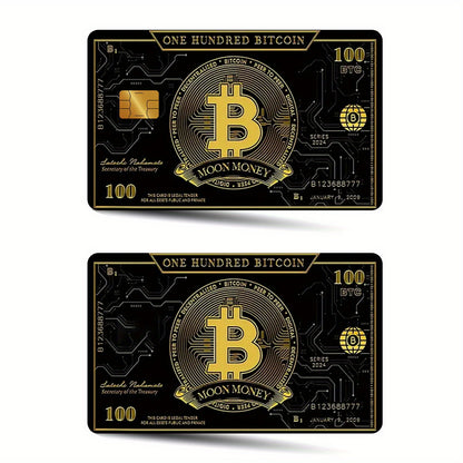 2pcs Shiny Credit Card Ultra-Thin Light Beige Vinyl Residue-Free Stickers for Credit Cards, Debit Cards, Transportation Cards, Key Cards, Light Beige Protection and Bank Cards, Ultra-Thin High Quality, Scratch-Proof, Anti-Sli