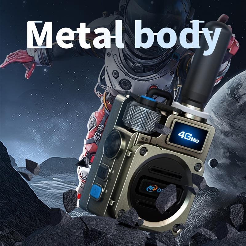 Omi Smart M6 Card Slot Global Intercom, Unlimited Distance 5000km Call Range, Metal Body, Shockproof and Drop-Resistant, HD Blue Screen, 5-Day Long Standby, 8K Intelligent Noise-Cancelling Speaker, Mini Design, Offroad Commun