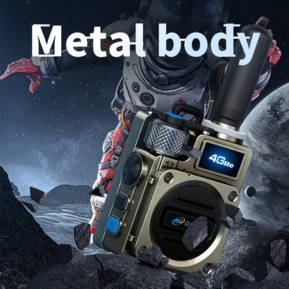 Omi Smart M6 Card Slot Global Intercom, Unlimited Distance 5000km Call Range, Metal Body, Shockproof and Drop-Resistant, HD Blue Screen, 5-Day Long Standby, 8K Intelligent Noise-Cancelling Speaker, Mini Design, Offroad Commun