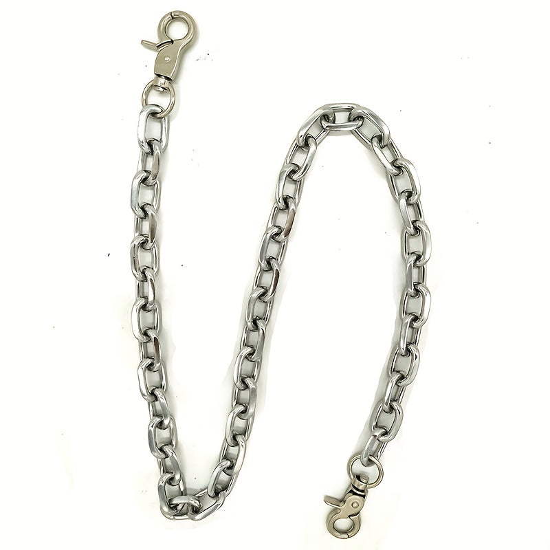 Punk Belt | Aluminum Chain, Fashionable Unplated Metal, Key Chain, Pants Chain for Men