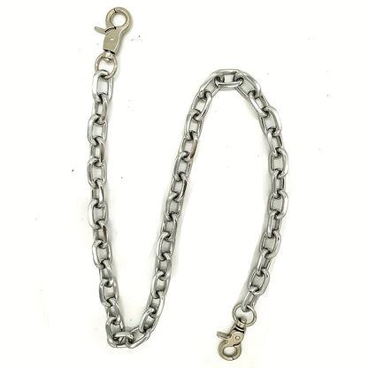 Punk Belt | Aluminum Chain, Fashionable Unplated Metal, Key Chain, Pants Chain for Men