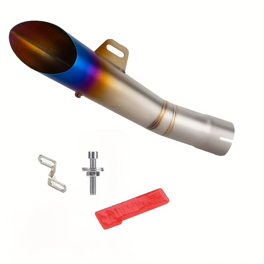 Universal Motorcycle Exhaust Pipe For 1pc51MM Interface, Suitable For Most Motorcycles For Installation And Use.