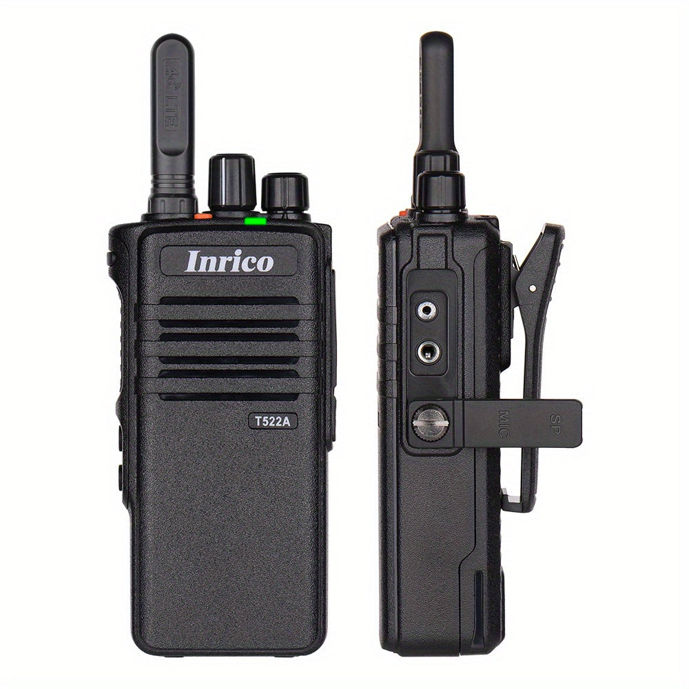 2pcs 4G LTE Zello Network Radio Ptt Walkie Talkie GPS WIFI Android Walkie Talkie Inrico T522A