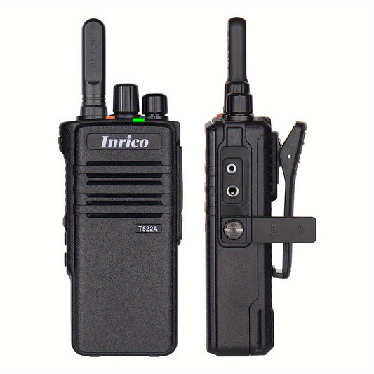 2pcs 4G LTE Zello Network Radio Ptt Walkie Talkie GPS WIFI Android Walkie Talkie Inrico T522A