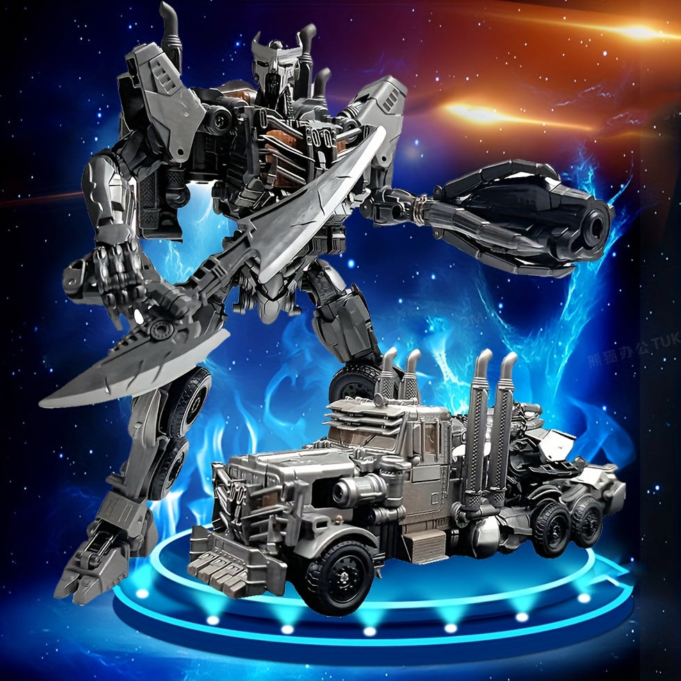 Transformation Toys, Deformed Robot Mobile Fighter Truck Robots, Room Decoration Gifts for Young People, Playroom Decor, Gifts, Action Figure, Futuristic Robot, Highquality Finish, Sturdy Construction, Combat Robots, Collecti
