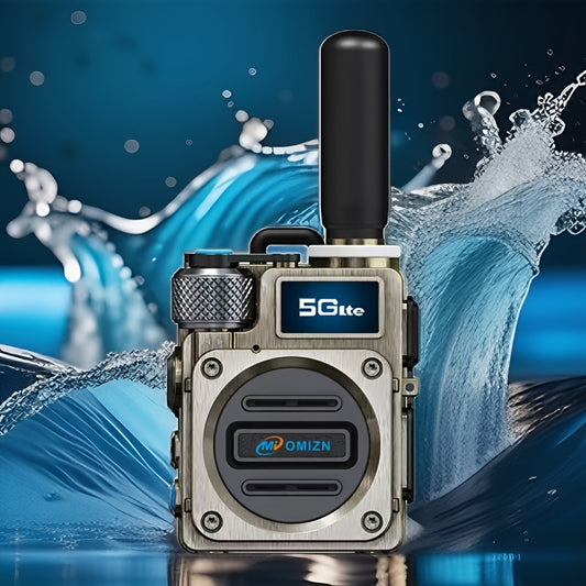 2pcs POC Walkie Talkie, Two Way Radio National 5000 Miles Public Network Intercom, Transnational Radio, Come with SIM Card, UnbreakableAluminum Alloy