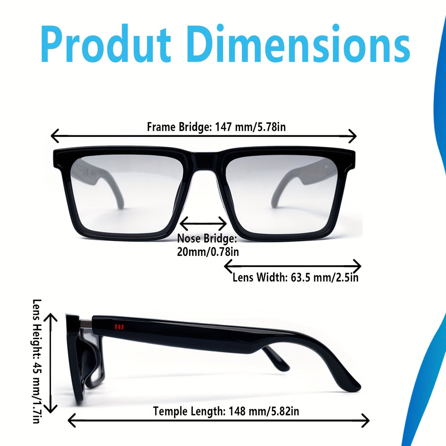 AI Translation Smart Glasses with 160+ Languages Support, Built-in, Charging, Photochromic Lens & Voice Call/Music/Translation - Real-Time Language Interpreter, Smart Glasses for Men & Women,, Driving, Office, Smart Audio Gla