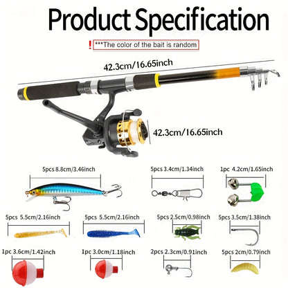 border sea rod road Asian rod full set of combination hard bait soft bait fishing wheel retractable fishing rod novice beginner suit full