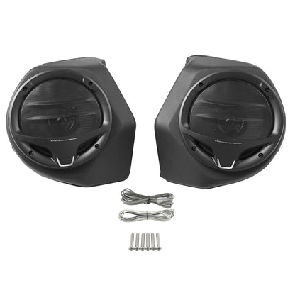 TCMT Motorcycle 6.5" King Trunk Rear Speakers Fit For Harley Touring Street Glide Road Glide 2014-2024