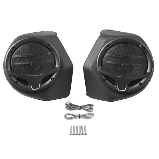 TCMT Motorcycle 6.5" King Trunk Rear Speakers Fit For Harley Touring Street Glide Road Glide 2014-2024