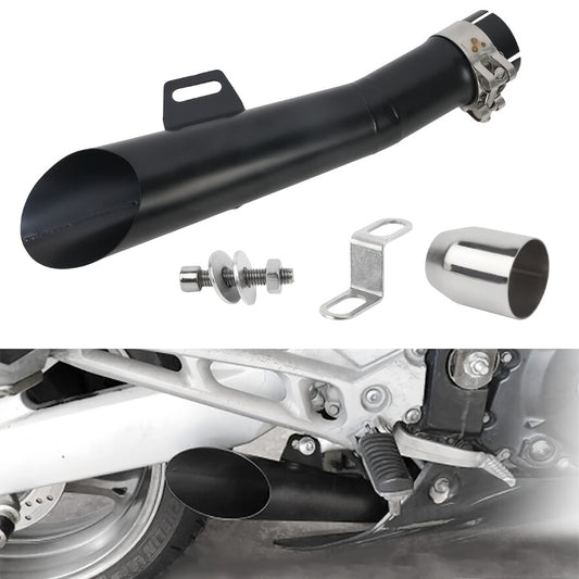 Motorcycle Exhaust Pipe 38-51mm, Suitable for Yamaha YZF R606-18 for HONDA Kawasaki for SUZUKI Off-road Vehicle 250ccHawk Street Bike 1.5-2.01" Entry Bicycle Exhaust Pipe Kit