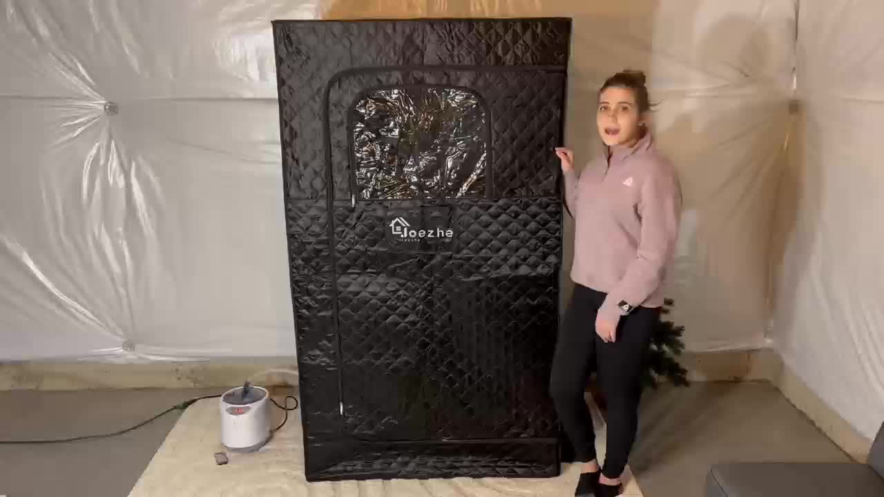 Sauna Box, Portable Steam Sauna Tent for Home, Personal Sauna Room with Remove Control, At for home Sauna Full Body, 1200W 3L, for Women, Portable Sauna, Sauna Accessories, Infrared Sauna Tent, Sauna Pillow, Portable Infrared