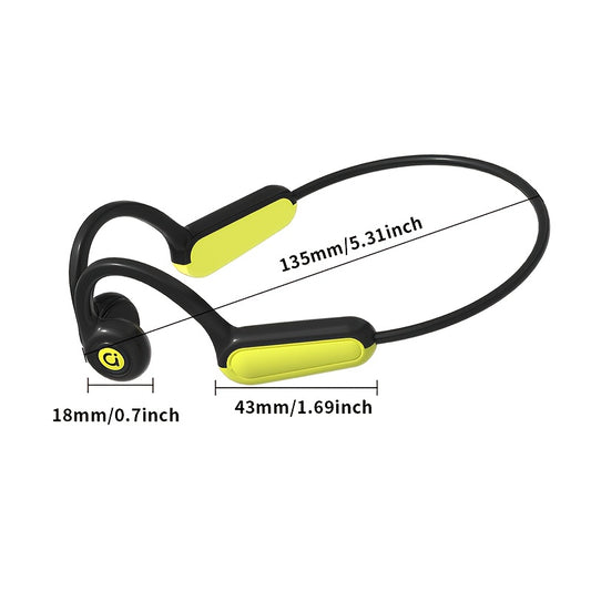 ASUS Bone Conduction Open-Ear Wireless Earphones with Mic and Multi-Function Controls, Perfect for Sports, Fitness, Riding, and Gaming