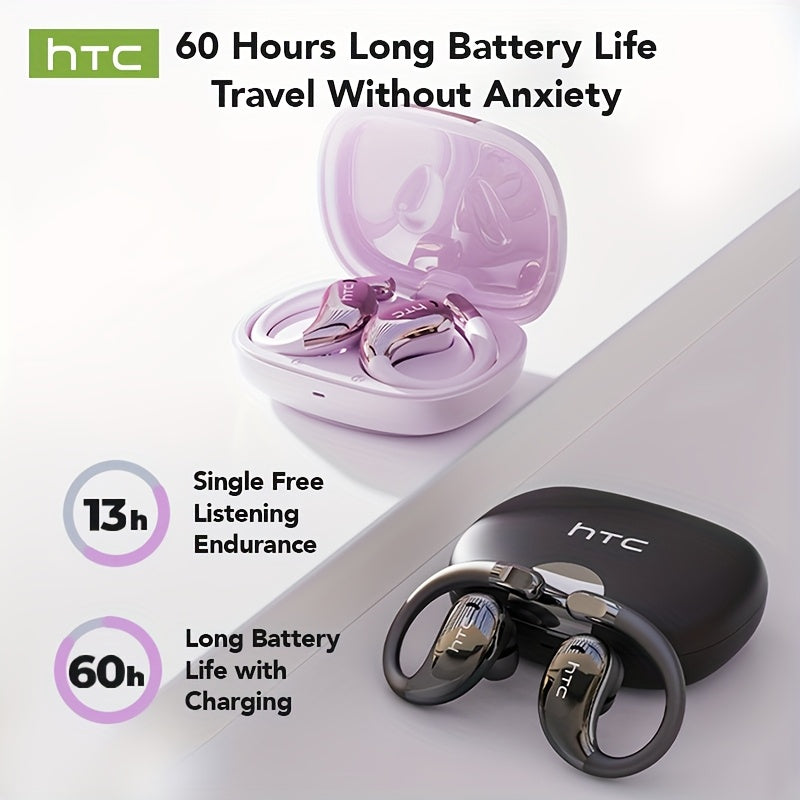 [HTC NE22 | Open AI] HTC NE22 Open AI Translation OWS Headphones | 135 Languages | Face-to-Face Dual Voice | HIFI High-Quality Sound | Built-in Mic | Global Travel & Negotiation
