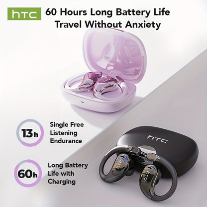 [HTC NE22 | Open AI] HTC NE22 Open AI Translation OWS Headphones | 135 Languages | Face-to-Face Dual Voice | HIFI High-Quality Sound | Built-in Mic | Global Travel & Negotiation