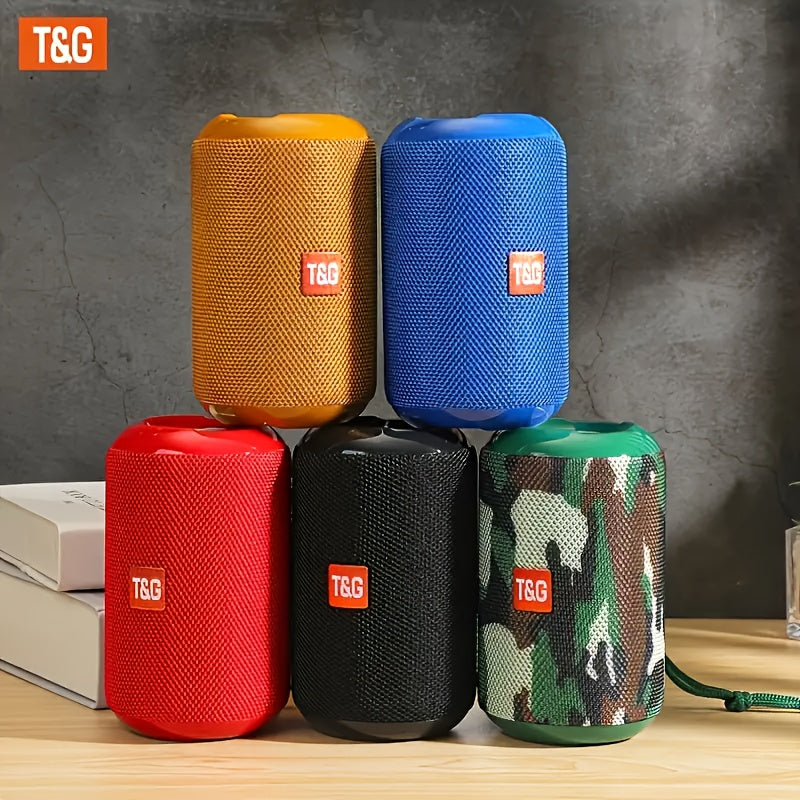 Portable Wireless Speaker for Outdoor Use, Featuring High-Quality Sound, TWS Stereo for Hands-Free Calls, And Compatibility with TF Cards And USB Drives. It Can Connect to Mobile Phones, Tablets, And Tvs with a Range of Up to