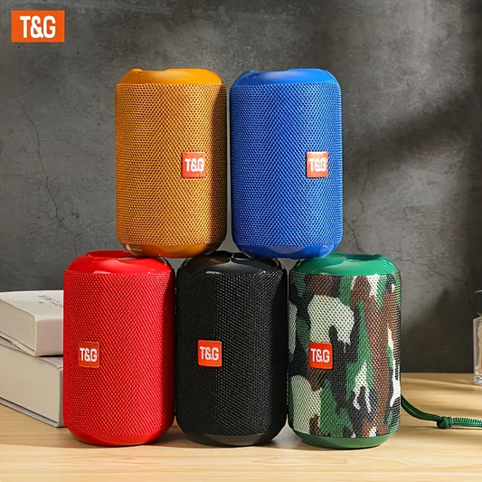 Portable Wireless Speaker for Outdoor Use, Featuring High-Quality Sound, TWS Stereo for Hands-Free Calls, And Compatibility with TF Cards And USB Drives. It Can Connect to Mobile Phones, Tablets, And Tvs with a Range of Up to