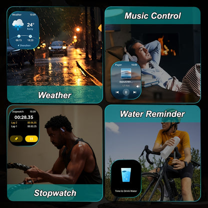 New Popular Large Screen GPS Smart Watch, Five-Star Positioning & Sports Tracking, 2.01-Inch Display, 1AMT High Quality, Compass, Wireless Calls, Message Alerts, Health Monitoring, 100+ Sport Modes, Multiple Built-in Dials, 3