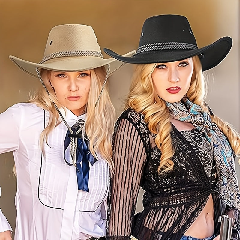 Western Cowboy Hat 12pcs Set, Cowboy Party Hats for Family Reunions And Holiday Decorations, Unisex for Men And Women for Halloween, Christmas Event & Party Supplies for Christmas, Newyear, Valentine, Party Events