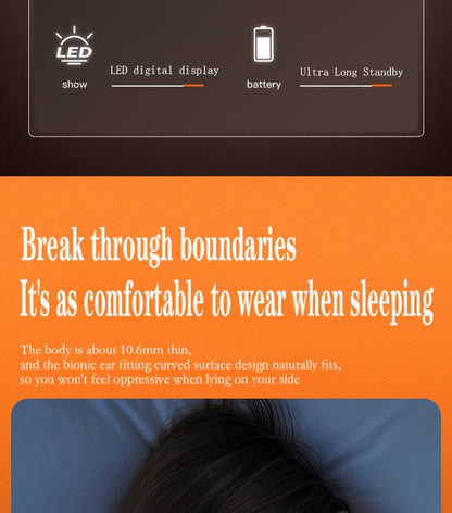 Ultra Thin Wireless Sleep Earbuds, Invisible Earphones, BT5.3 Side Sleeping Special Small Ear Canal Sleep Earphones, Invisible In Ear Mini Earphones, Suitable for Samsung/Android