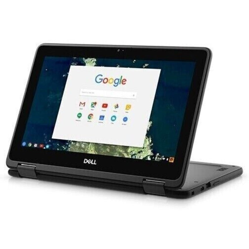 Dell 5190 2 in 1 TouchScreen Chromebook 11.6and#0344GB Ram 32GB SSD Used-GOOD