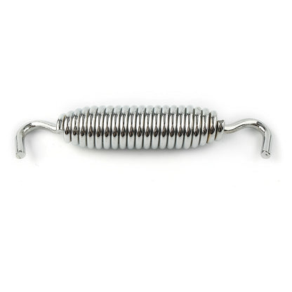 Premium Chrome/Black Stainless Steel Kickstand Spring for Harley-Davidson Touring & Softail 2007-2018 - Durable Jiffy Stand Hooks - For Harley-Davidson Motorcycle Owners - Enhance Stability & Convenience - Great Gift for Moto
