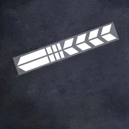 Nighttime Reflective Warning Sticker for Electric Bikes, Motorcycles, and Cars - Waterproof, Sunproof, Self-Adhesive Label