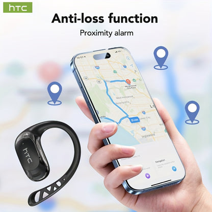 1pc HTC NE28 Open-Source OWS Translation Earbuds with 6.0 Low Latency, Wireless, USB Charging, Battery, 5W Power for Learning, Sports, Work, OWS Translation Earbuds, Learning Audio, Sleek Earbuds, Modern Design, Durable Earbu