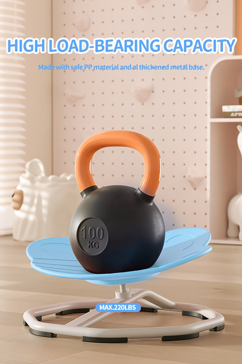 Kids Swivel Chair | Kids Sensory Spinning Chair for Autism | Body Coordination Training Chair | Cat Claw Shaped Non Slip Sensory Toys 360° Spinning Chair for Kids Aged 3+ | Back to School Supply