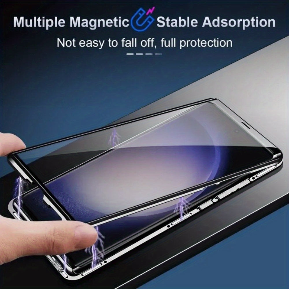Phone Case: Exquisite Magnetic Phone Cases Compatible with Samsung S23FE, S24/Plus/Ultra/FE, S25/plus/FE/ultra/Edge, Featuring Magnetic Quick Attachment, Seamless Fit, Protection, and High-quality Feel, Fully Showcasing Conve