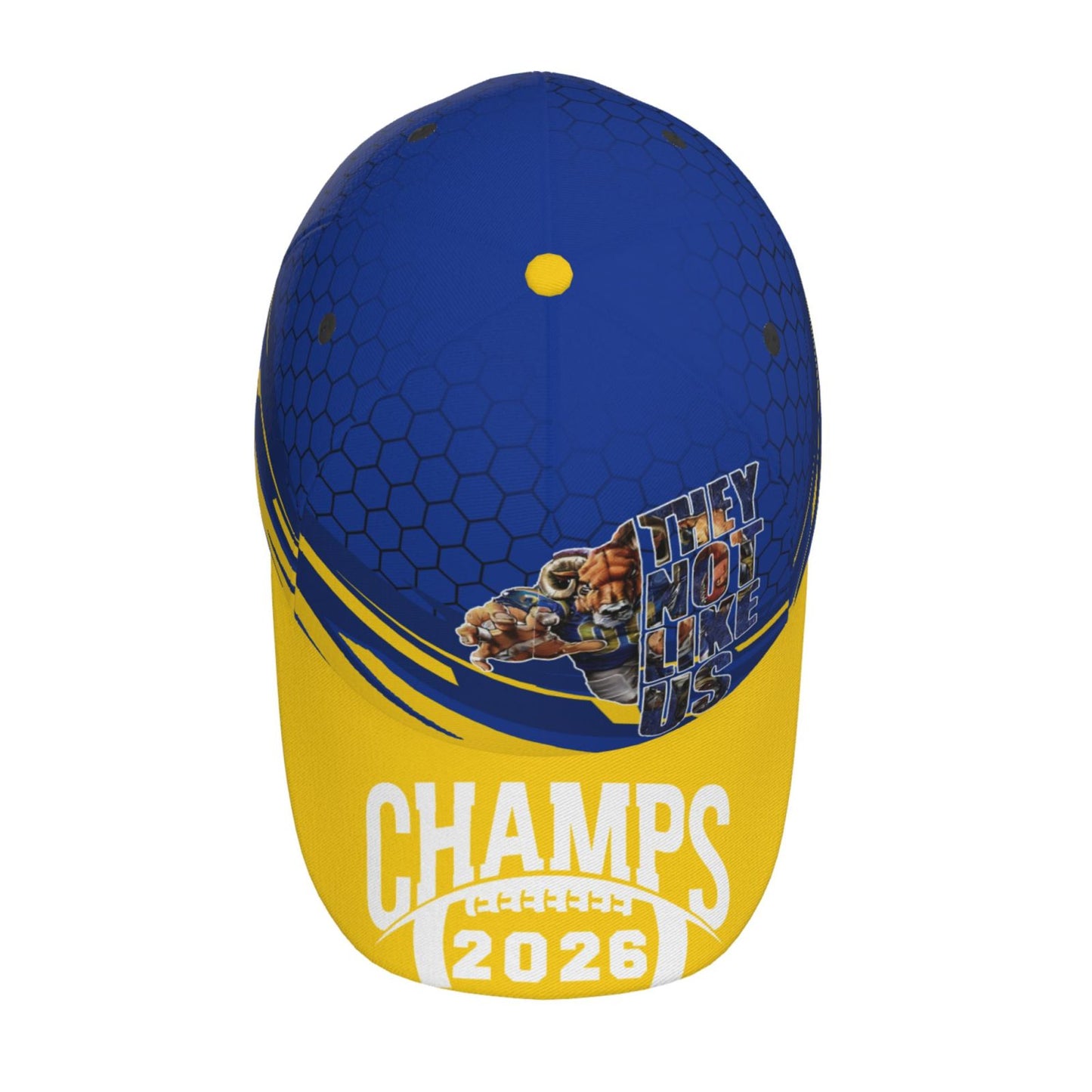 Los Angeles Mascot Baseball Cap for Men & Women - Game Day Hat,, Adjustable Unisex Cap Suitable for Fans, Mascot Pattern, Twill Fabric & Reinforced for, Outdoor, Travel