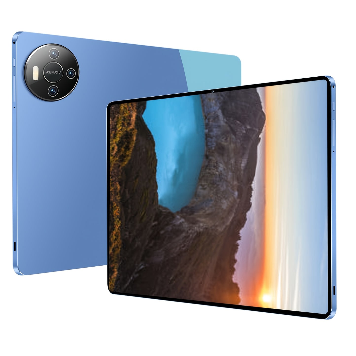 Android 14 WiFi Tablet with Shockproof Case & Stylus Pen, 10.1-inch 1280x800 IPS LCD Screen, 8GB (4+4GB Expandable) RAM, 256GB ROM (Supports TF Card up to 1TB), Dual Cameras, Dual WiFi 5, 6000mAh Rechargeable Lithium-ion Batt