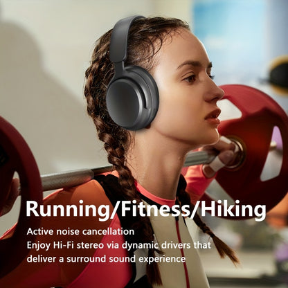 [Over-Ear Wireless Headphones] Over-Ear Wireless Headphones with 40H Playtime, Foldable Design & Built-In Mic - Wireless, USB-C Charging, Comfortable Padded Ear Cups, Lightweight Durable Build, Compatible with PC/Tablet for T