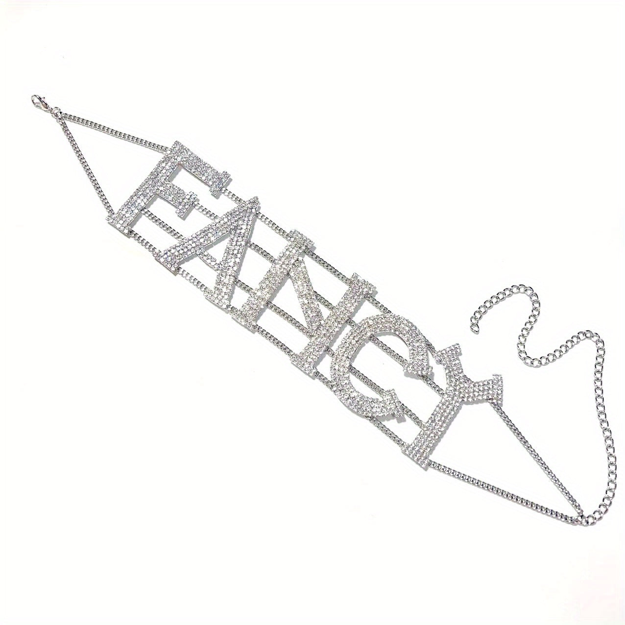 Hip Hop Multi-layer Necklace FANCY Letter Necklace Ins Sexy Exaggerated Collar Collar
